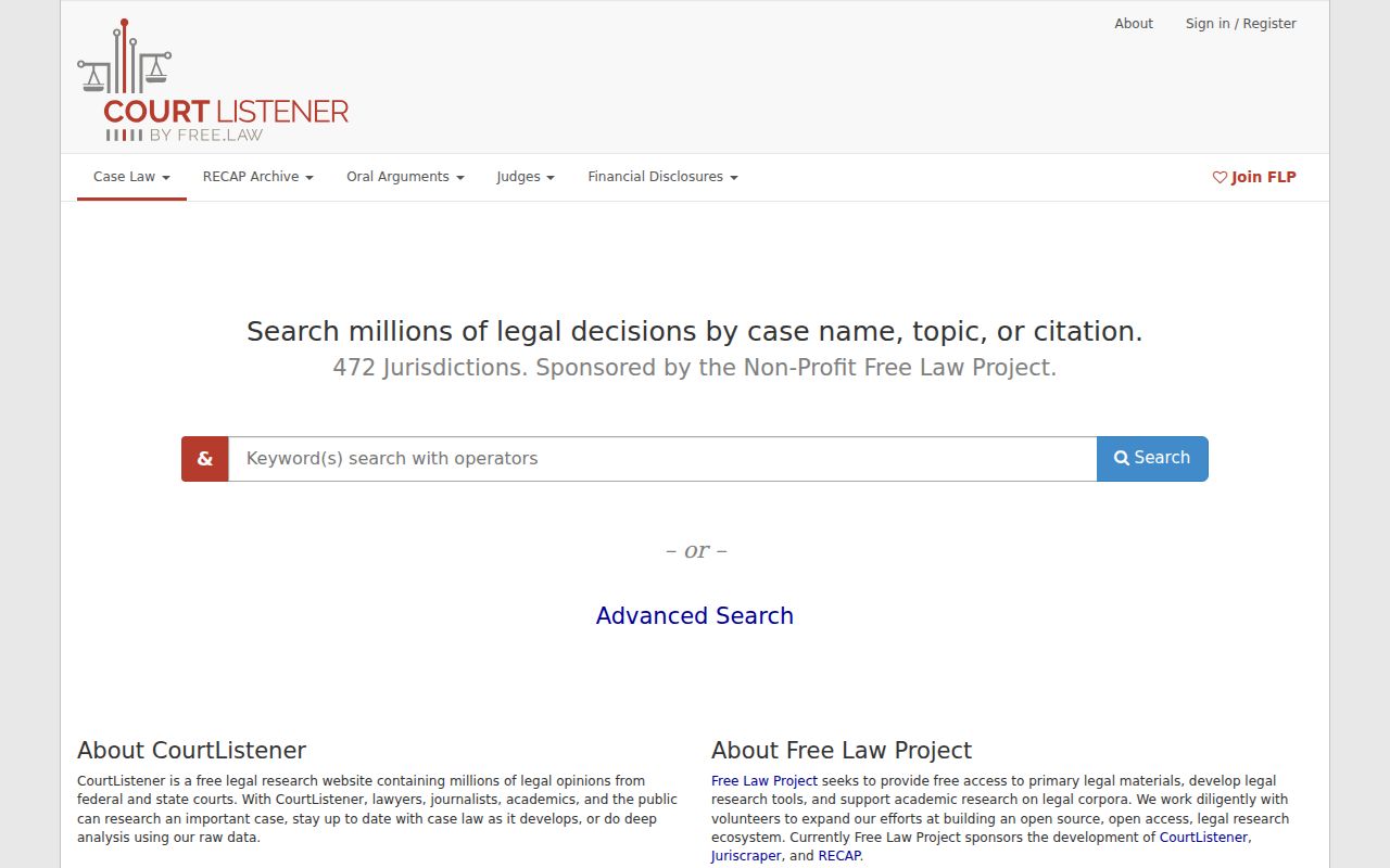 North Carolina court dockets free CourtListener research